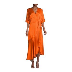 Ginger & Smart Beloved Silk Wrap Dress Size 8
